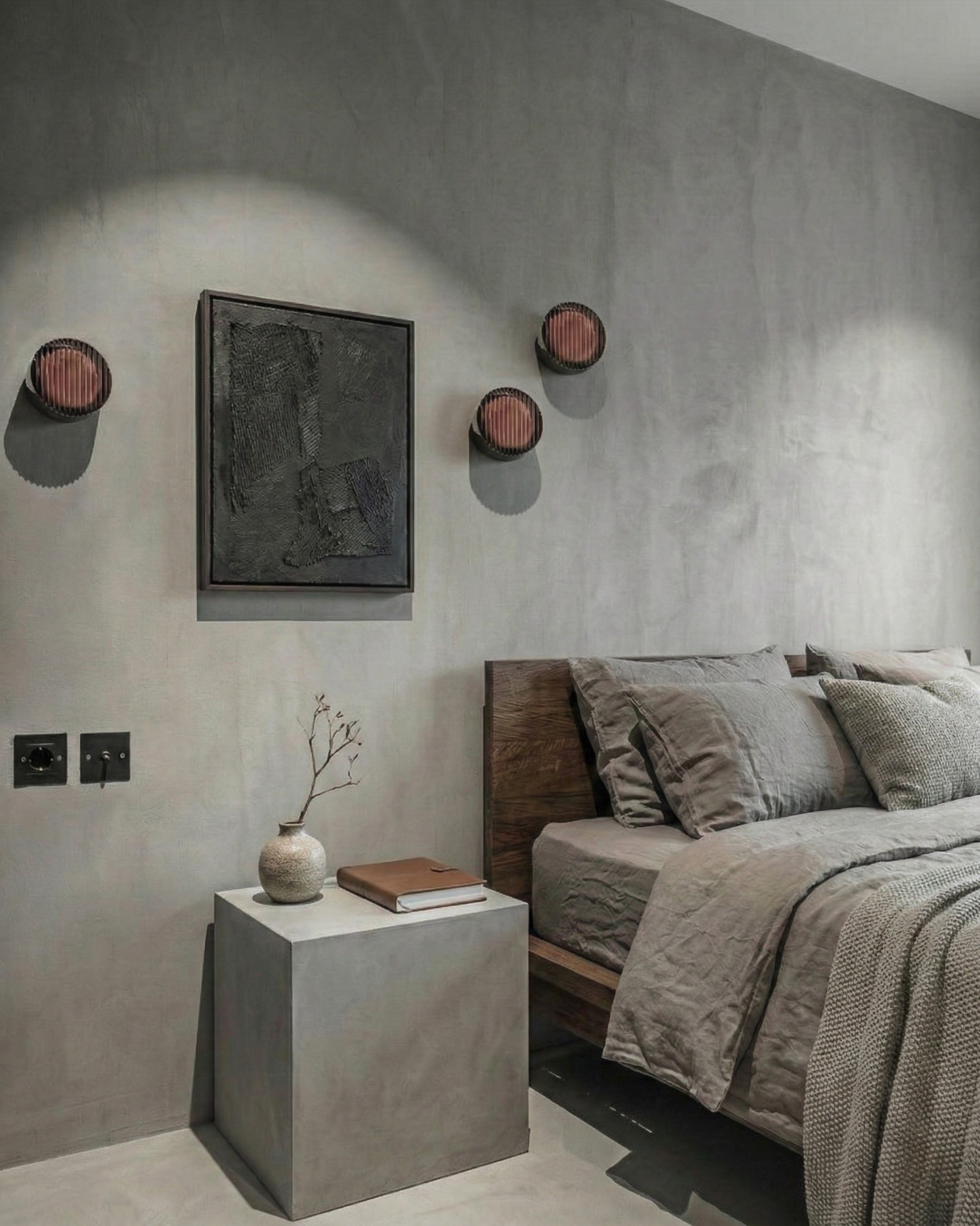 appliques murales design Evoa verre wabi sabi. par korven studio