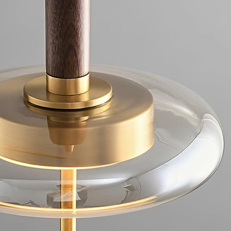 Luminescence Luxueux en Verre Soufflé Docosilumen