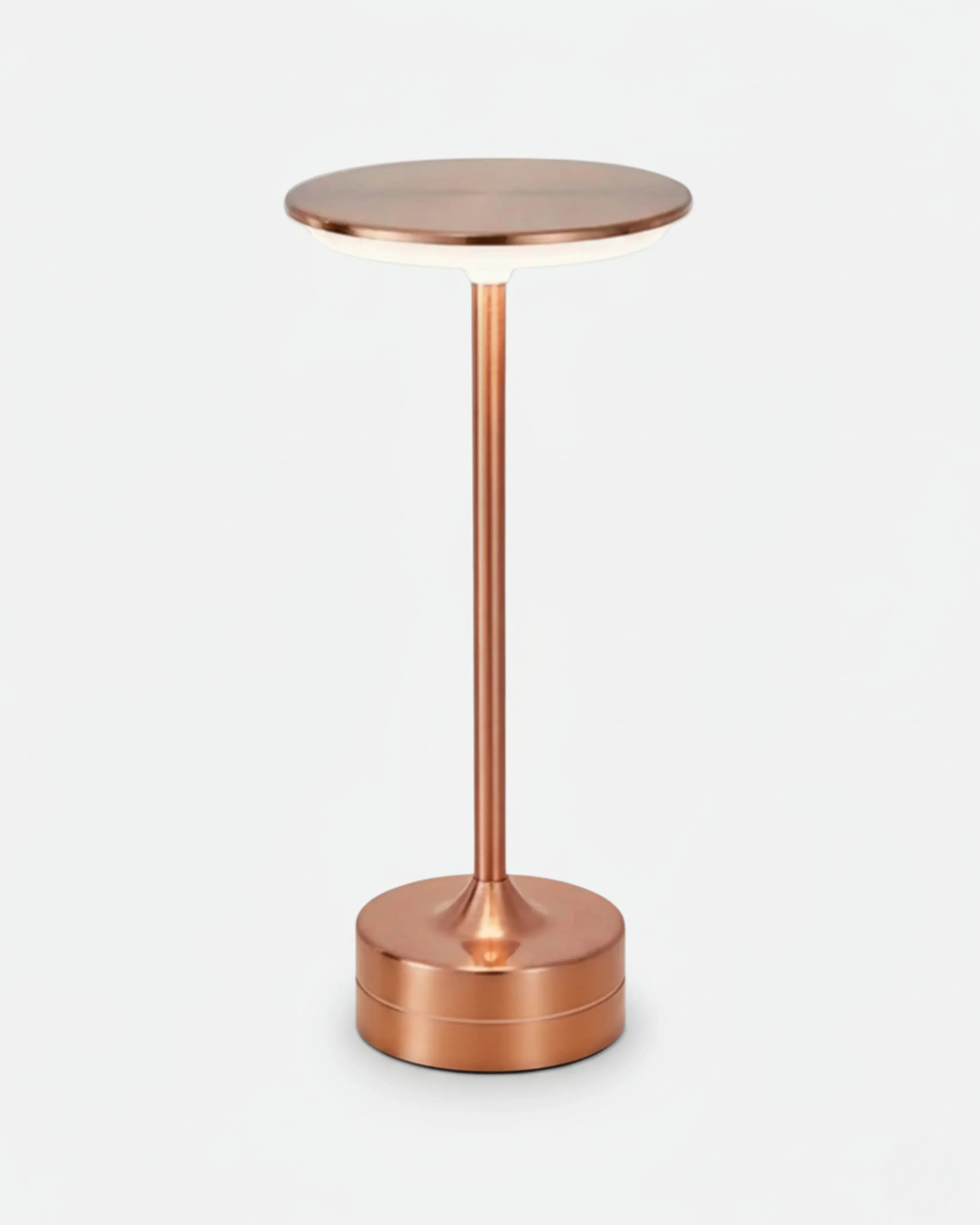 Lampe sans fil rose rechargeable – modèle Lora par Korven Studio.