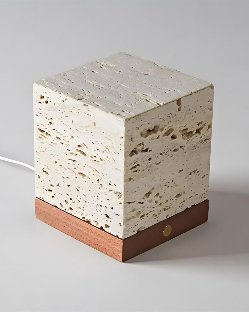 lampe de table travertin wabi sabi | OMA Korven studio