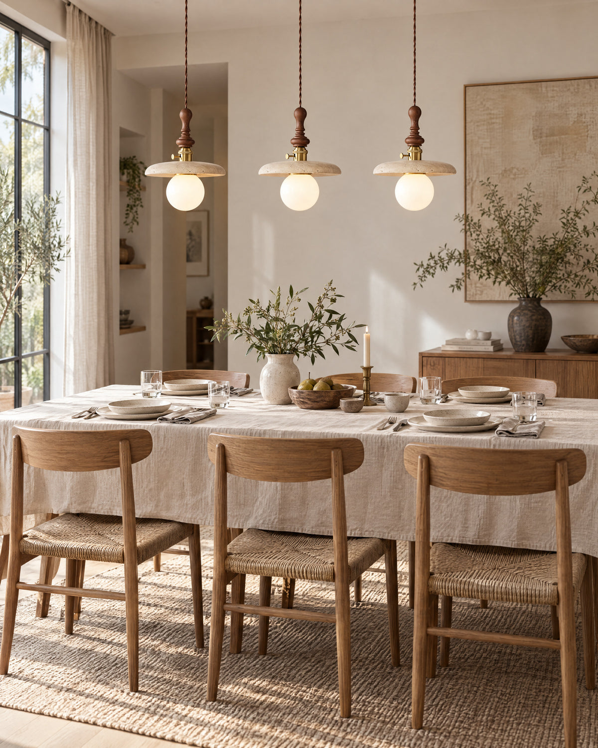 Suspensions GERA au-dessus d'une table à manger