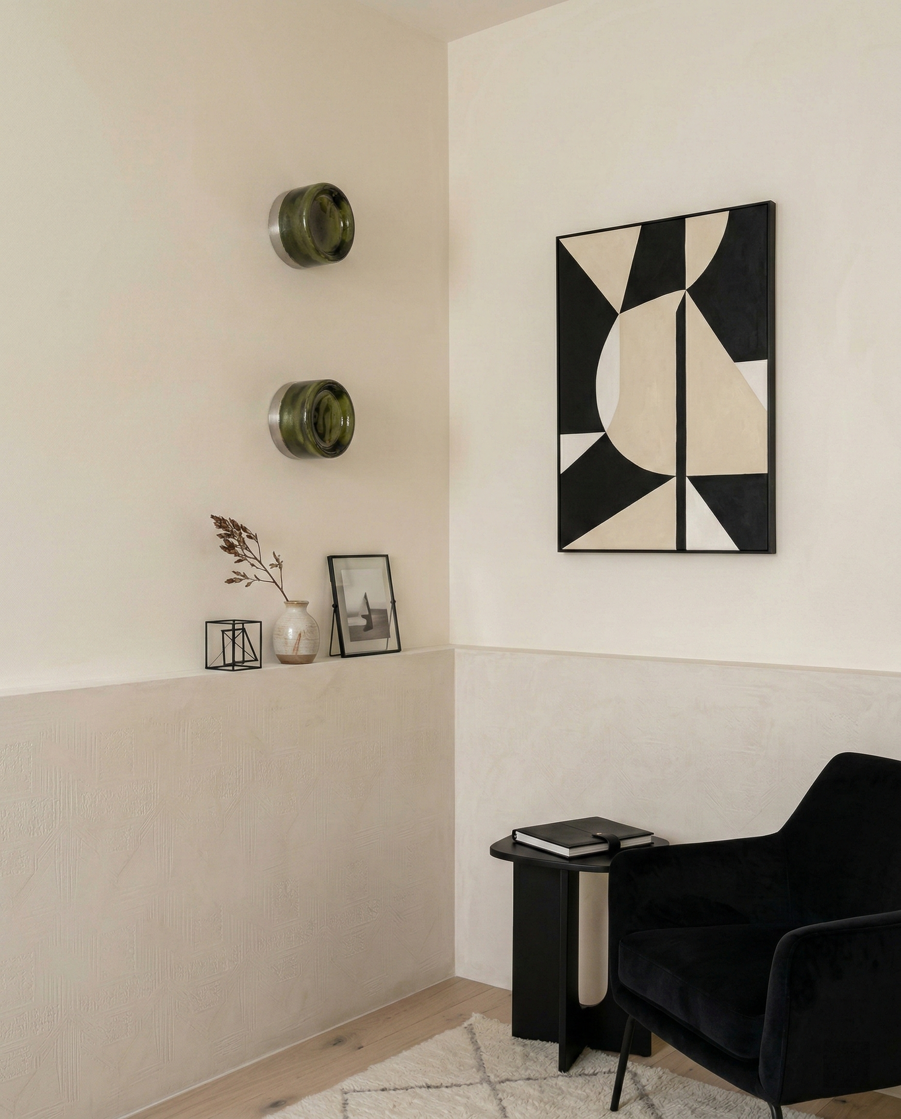 applique murale evoa en verre par korven studio