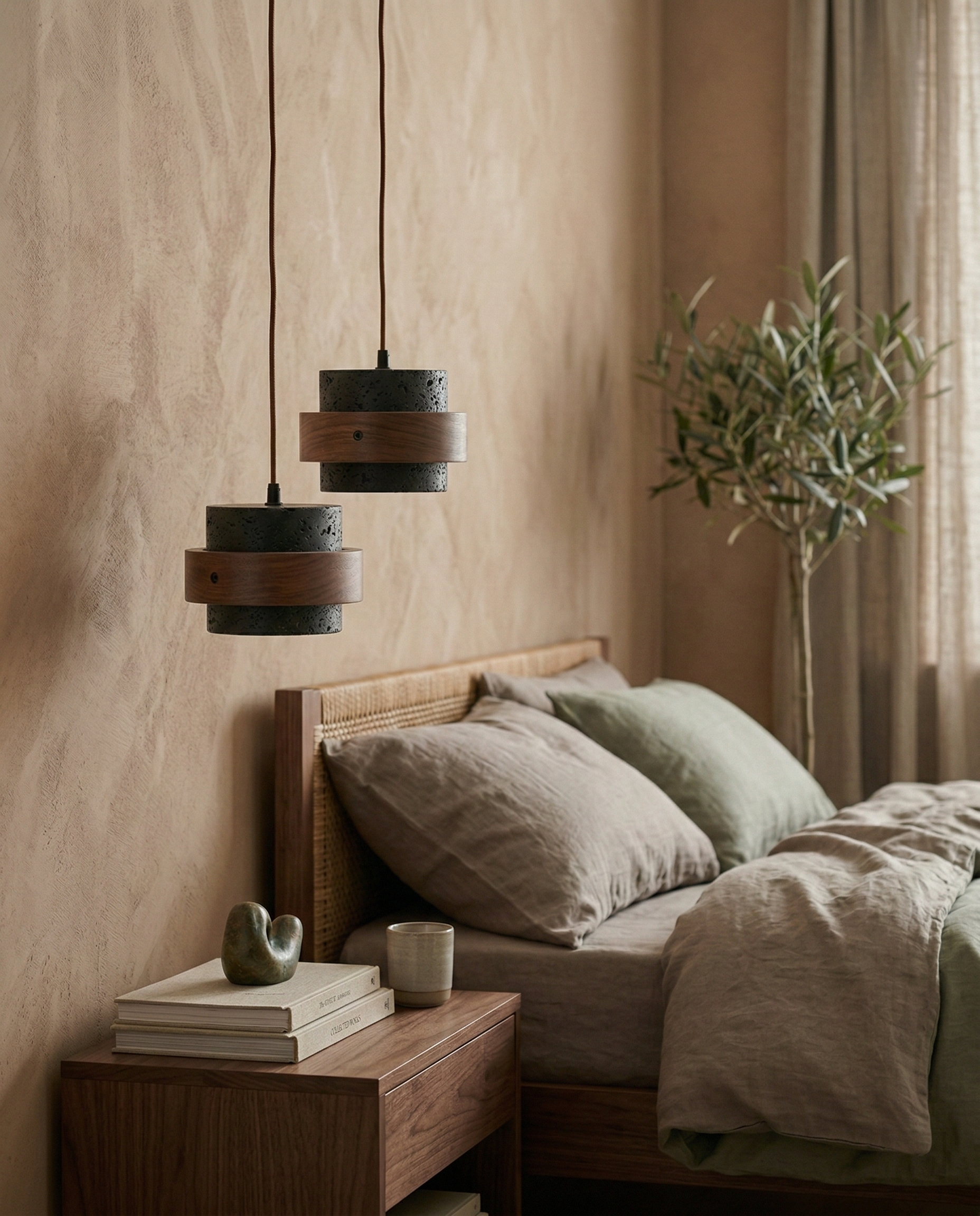 Suspension travertin kotor wabi sabi par korven studio
