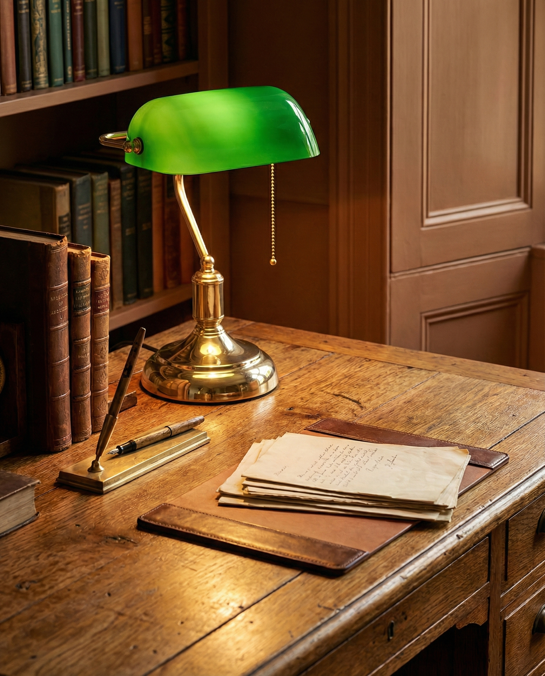 lampe de banquier par korven studio