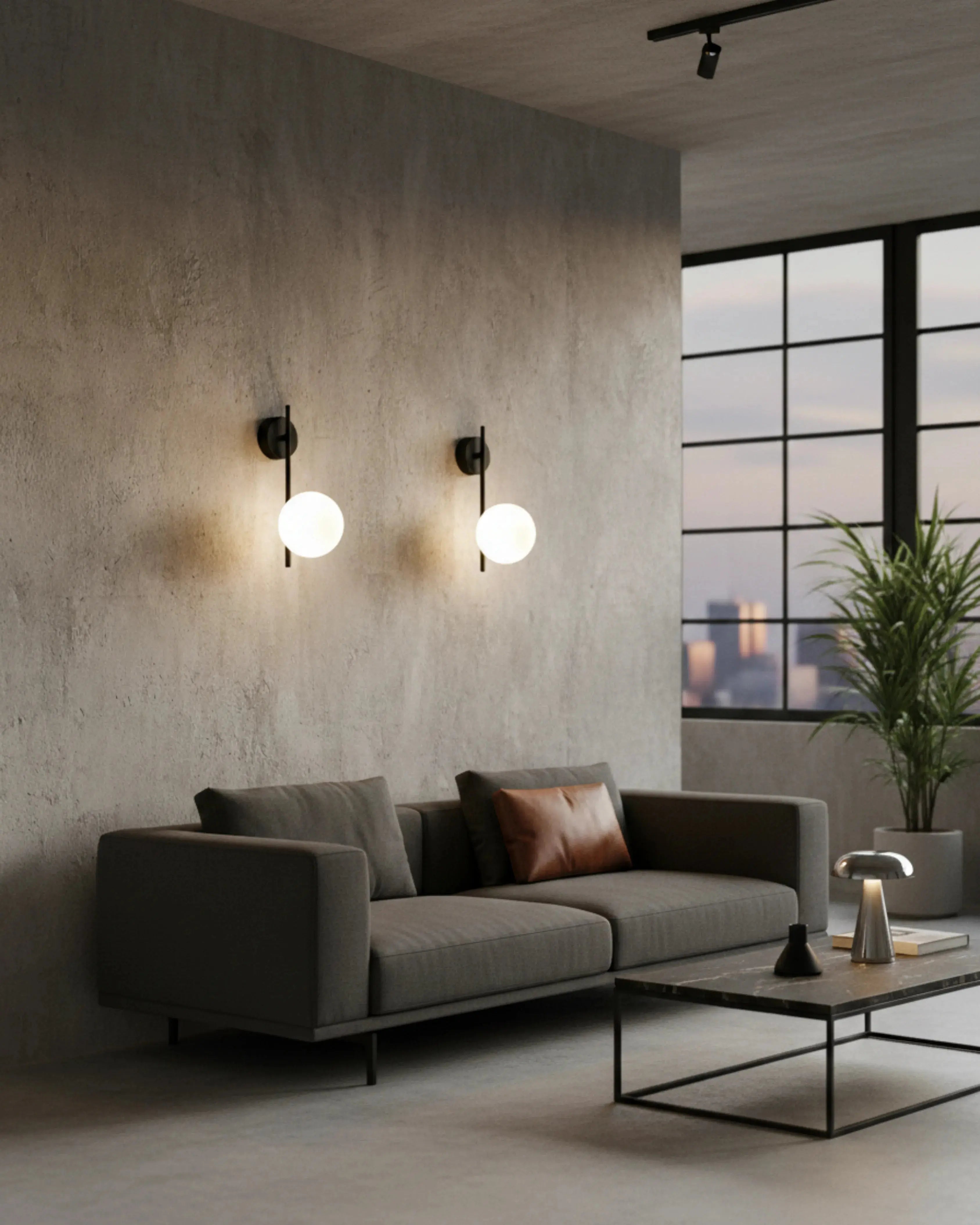 Applique murale chambre noir modele Vara par korven studio