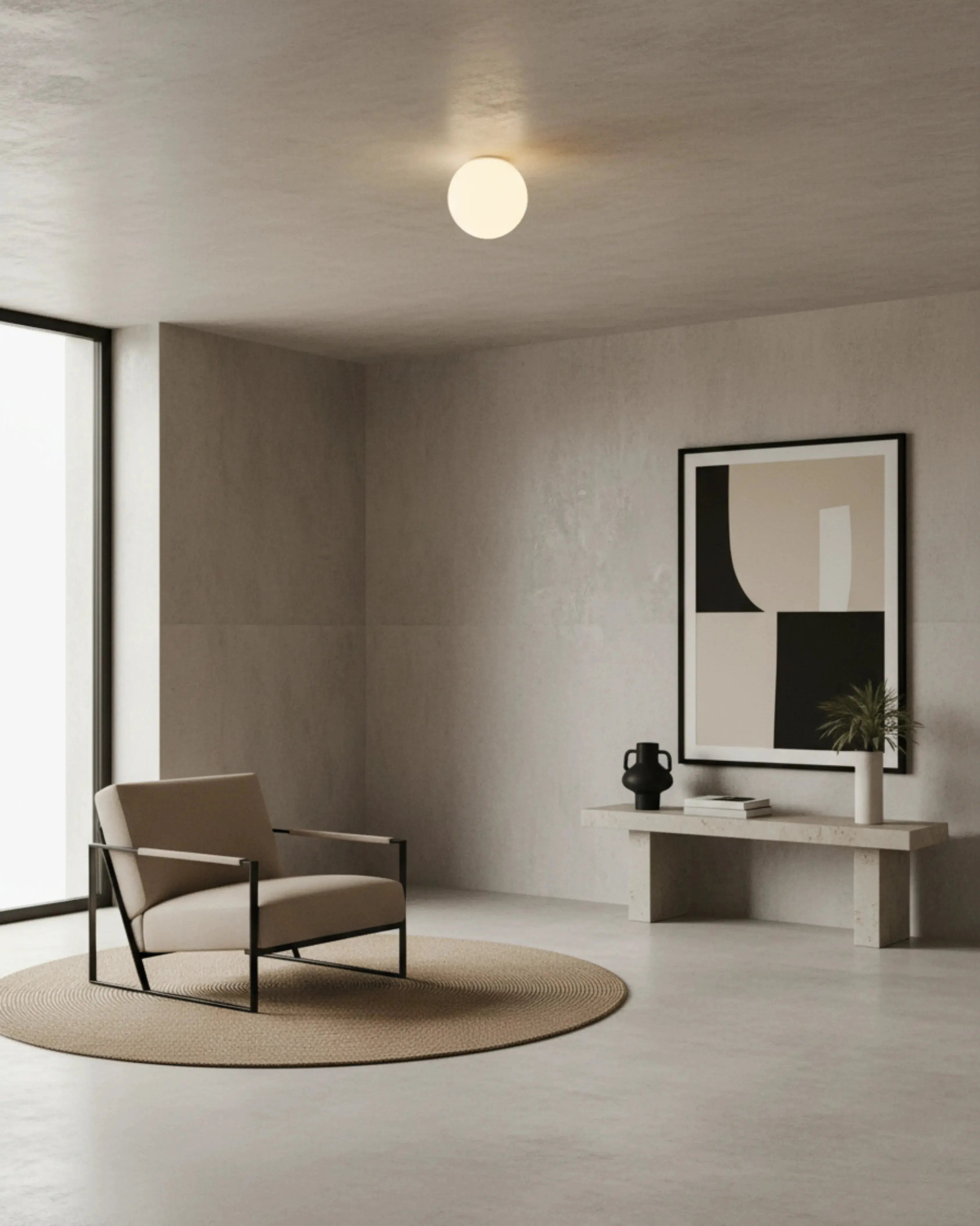 applique murale plafonnier design modele vora par korven studio