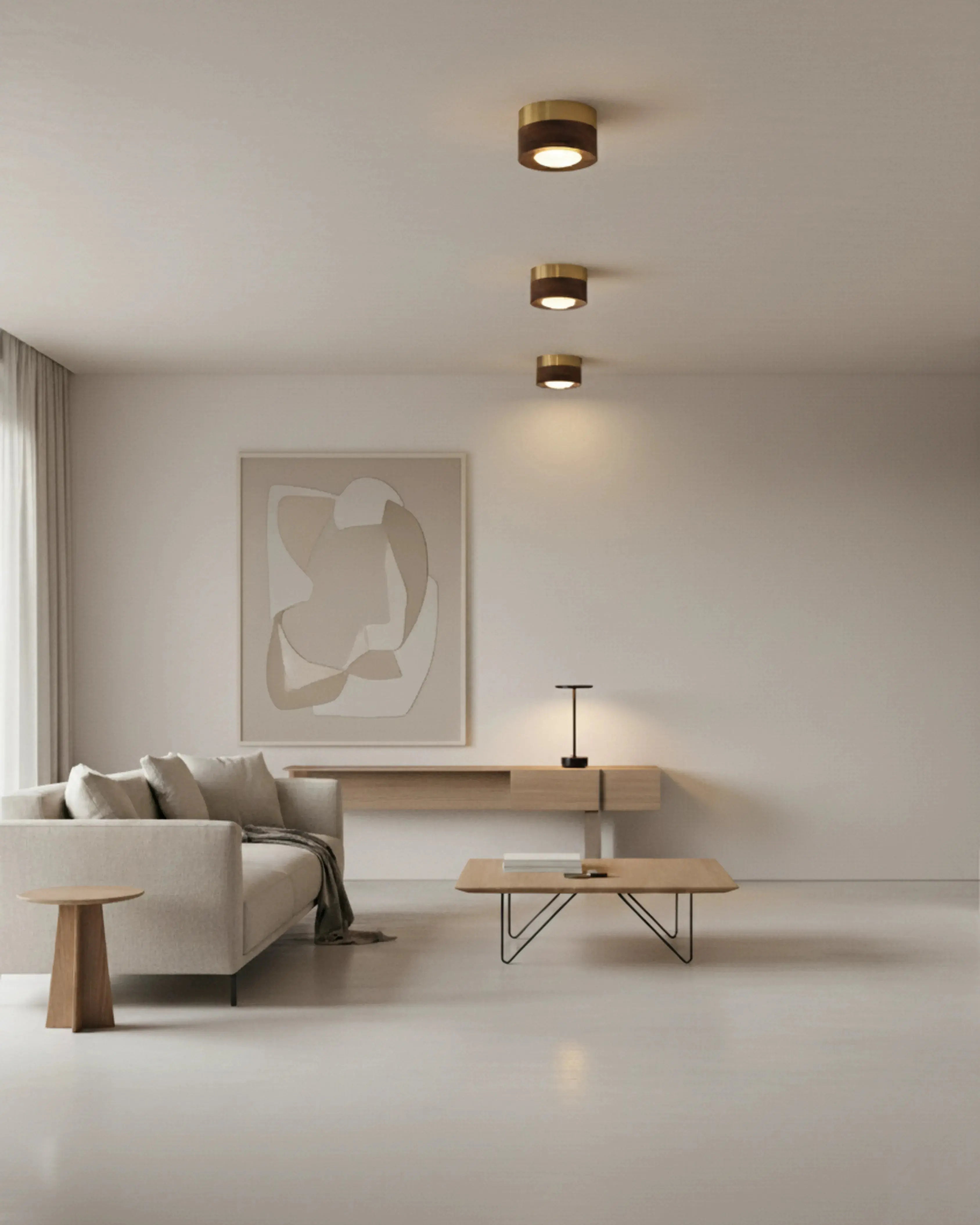 Applique murale, plafonnier en bois modele rani par korven studio