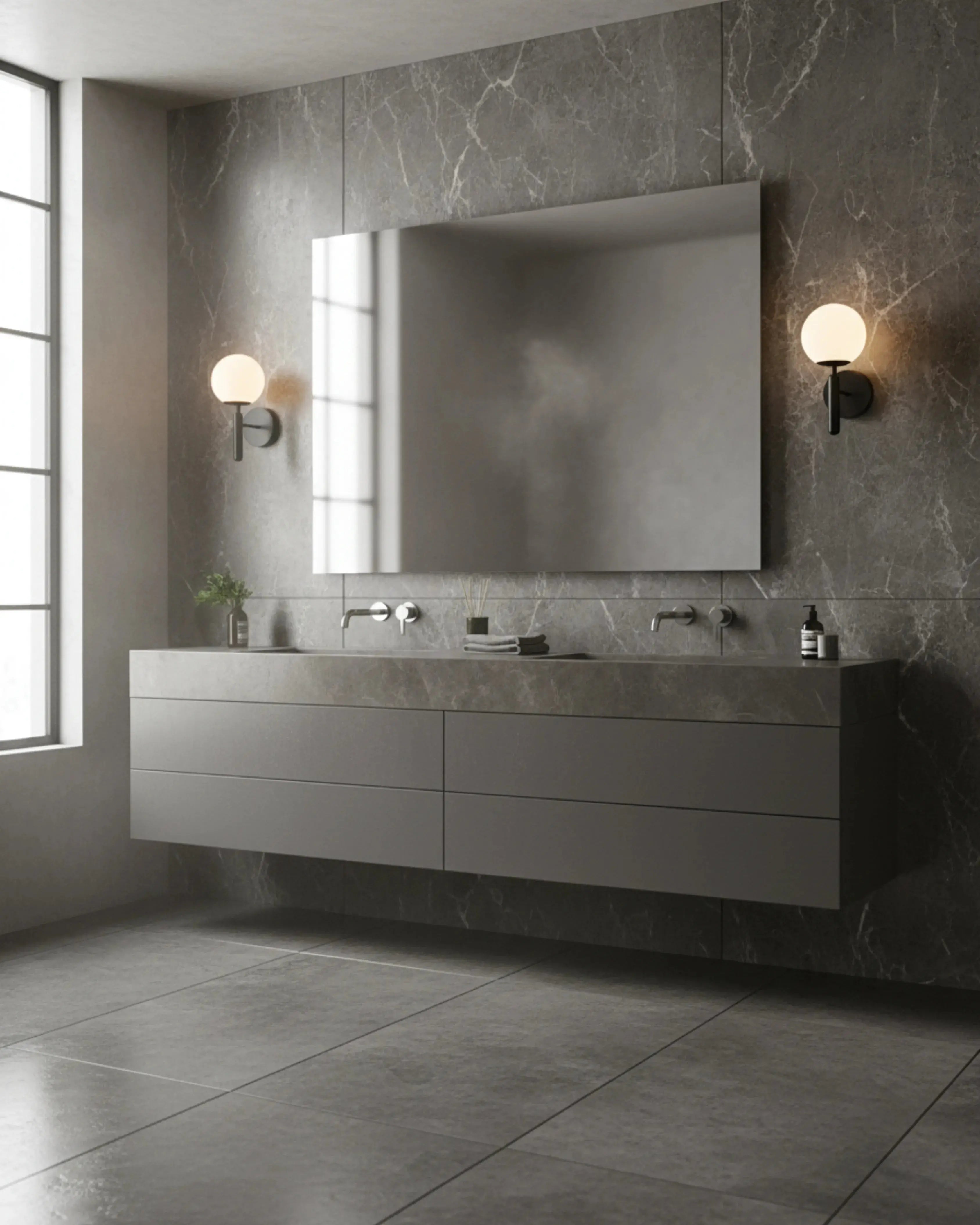 Applique murale salle de bain modele olan par korven studio