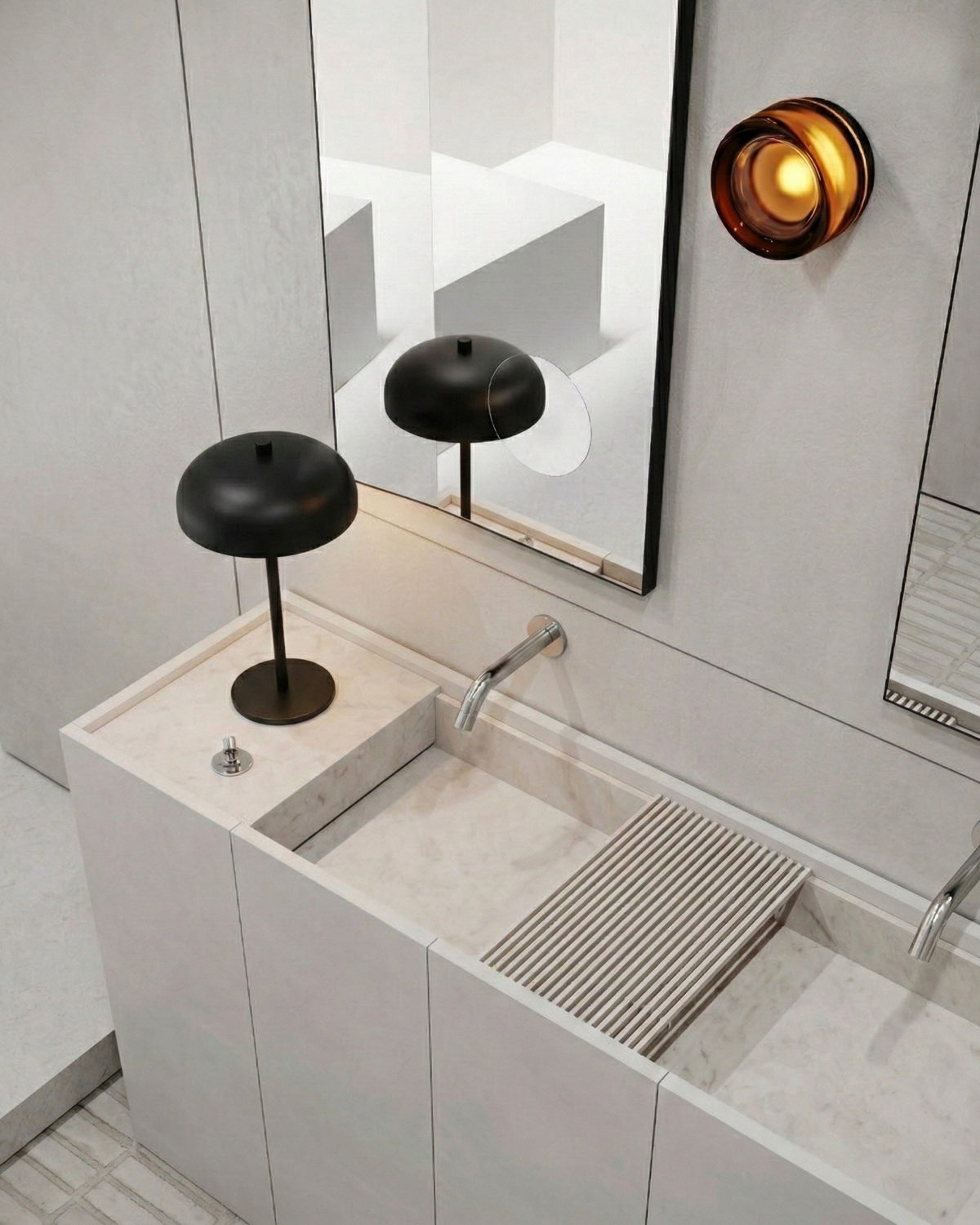 appliques murales design Evoa verre wabi sabi. par korven studio