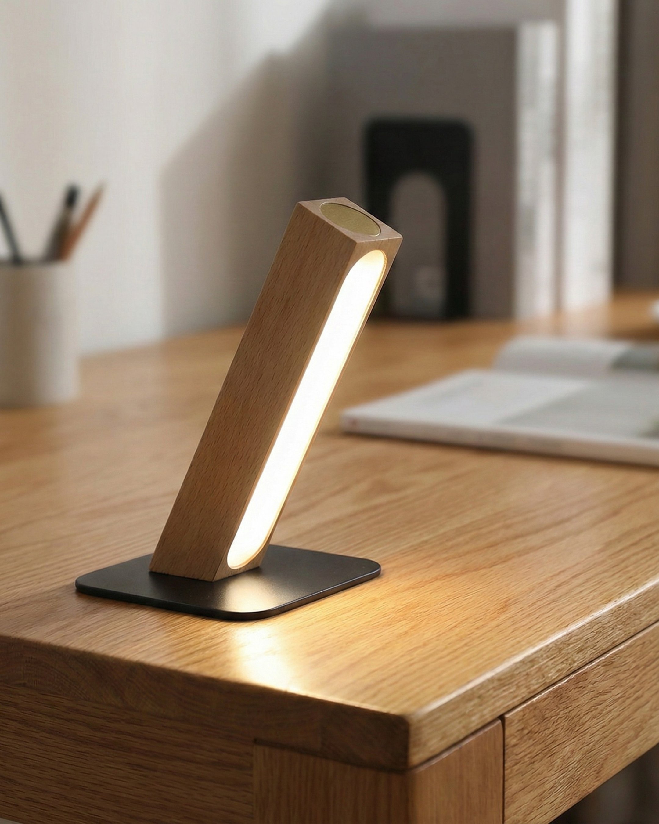 Lampe de Table Sans Fil | WOODI Korven studio
