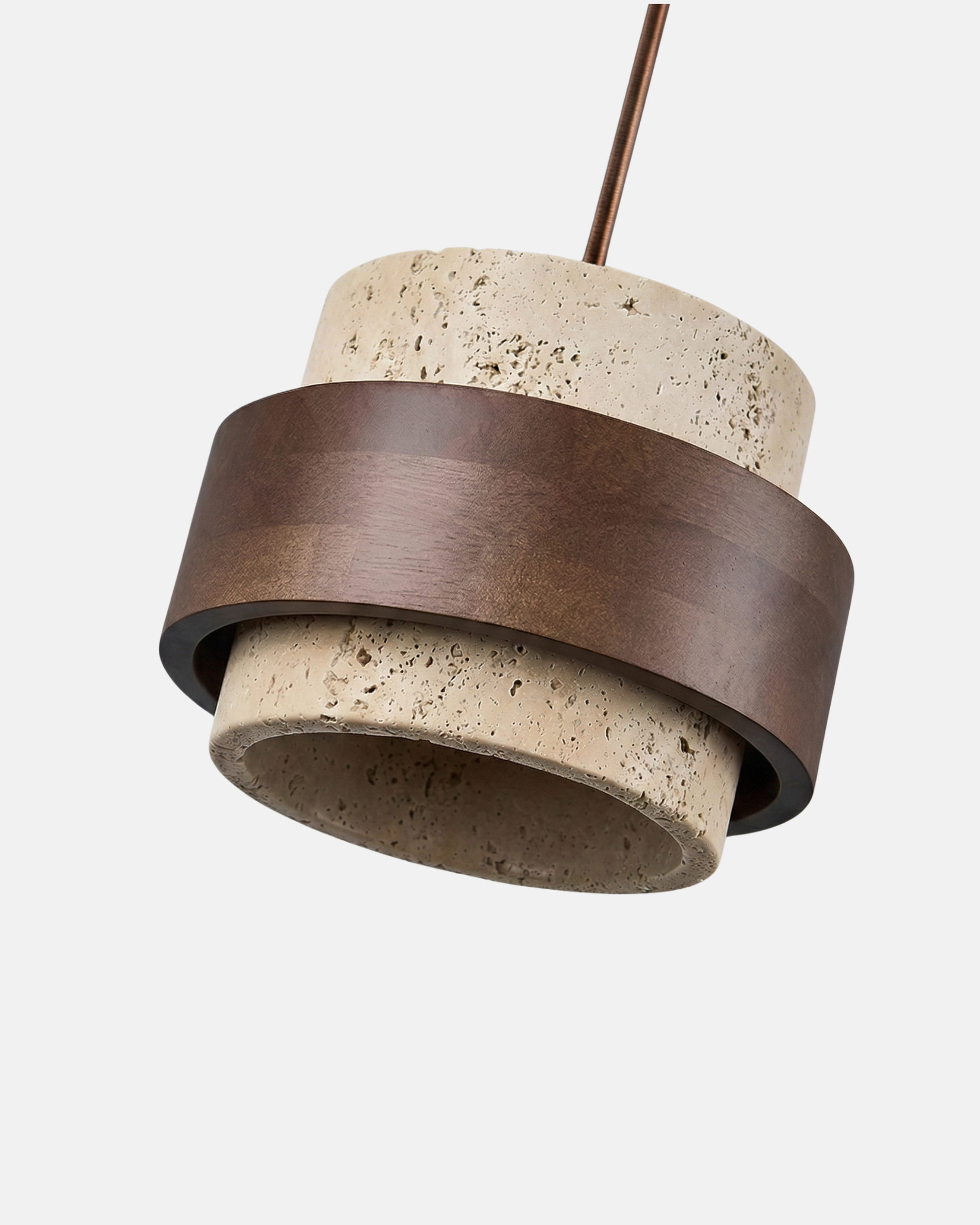 Suspension travertin kotor wabi sabi par korven studio