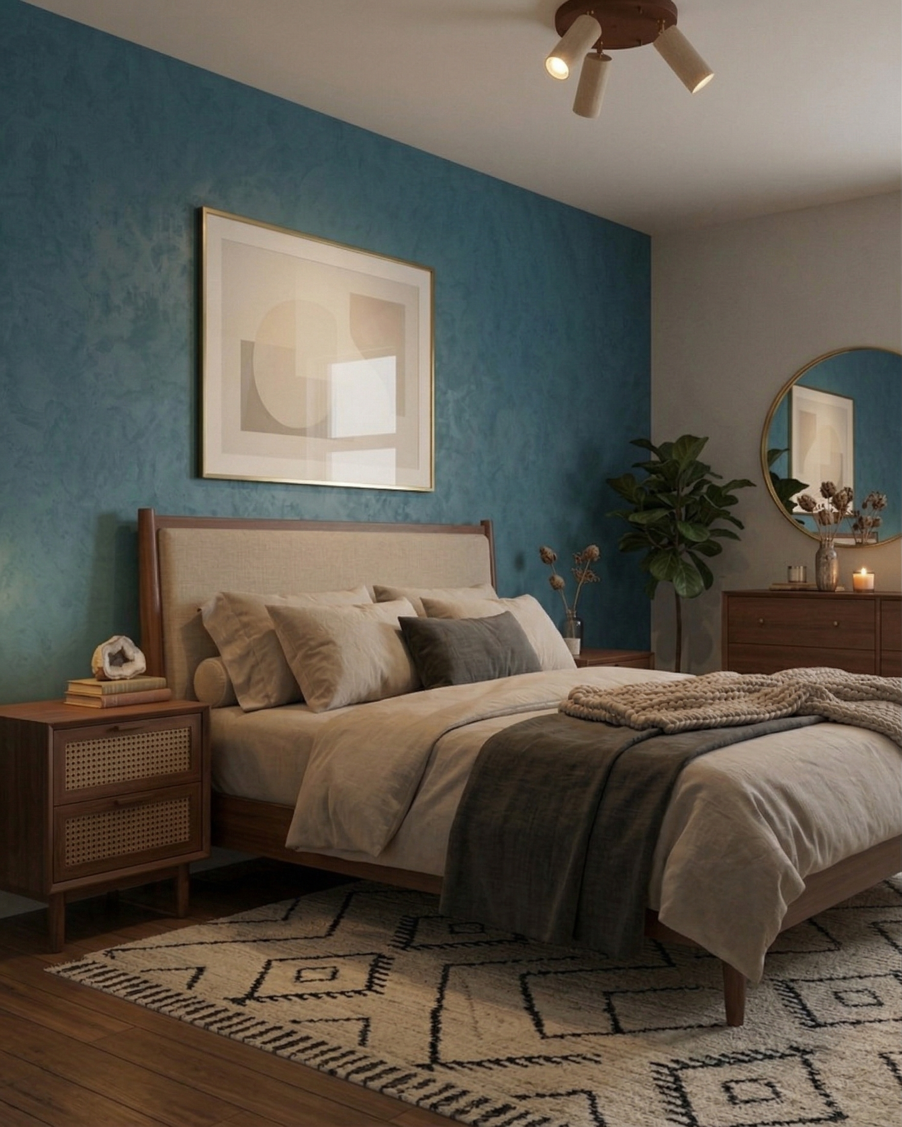 Plafonnier travertin wabi sabi | Bora korven studio
