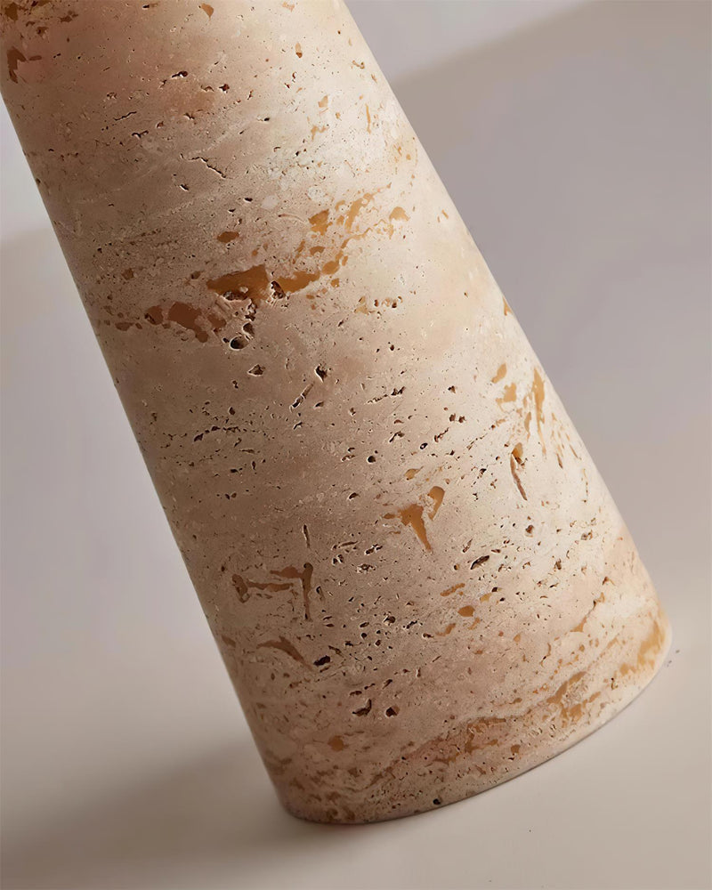 Lampe de Table travertin | ZOA korven studio