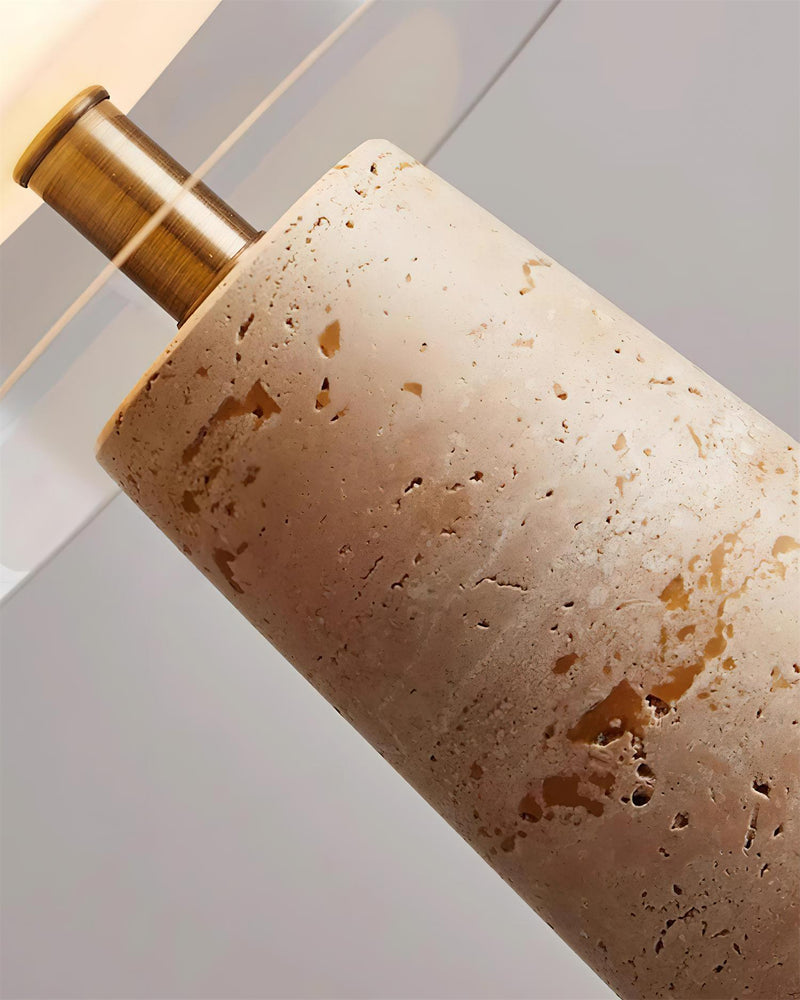Lampe de Table travertin | ZOA korven studio