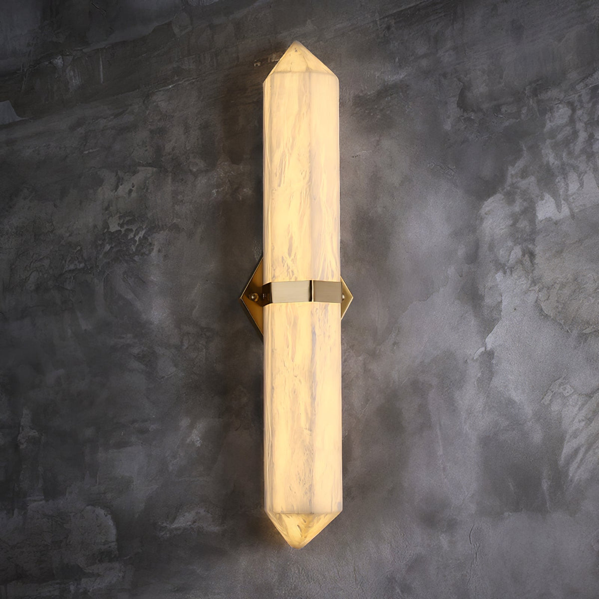 Alabaster Obelisk Wall Sconce Vakkerlight