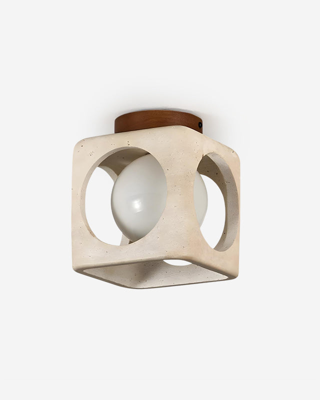 Plafonnier travertin | Zalo korven studio