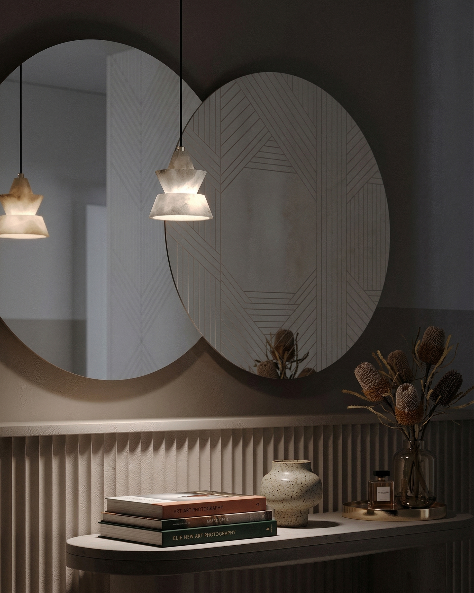 Suspension alabtre | Nila korven studio