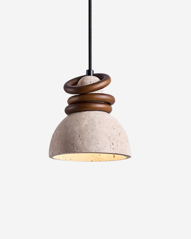 Suspension travertin wabi sabi | IRO Korven studio