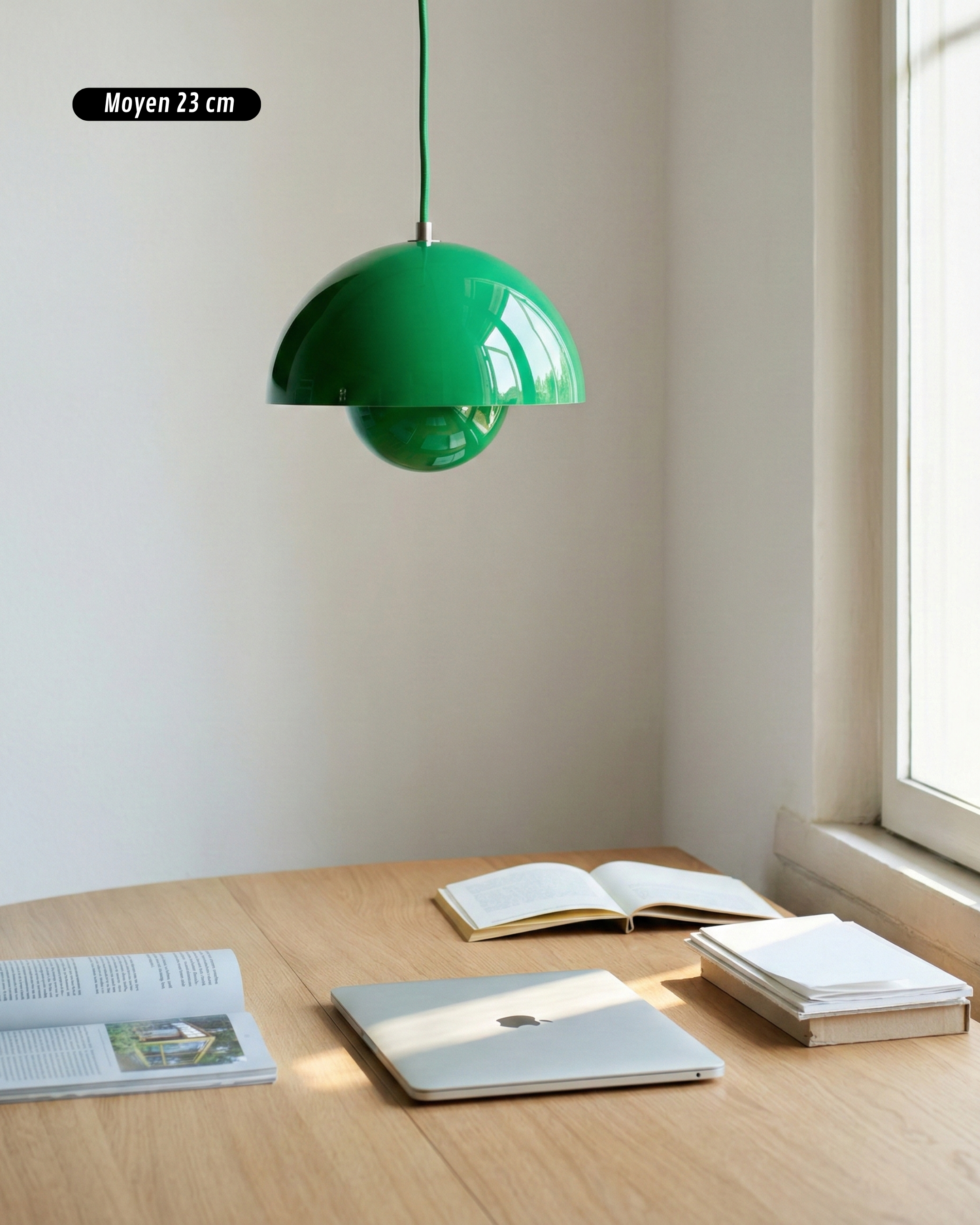 Suspension design Nedo vert métal style scandinave par korven studio moderne.