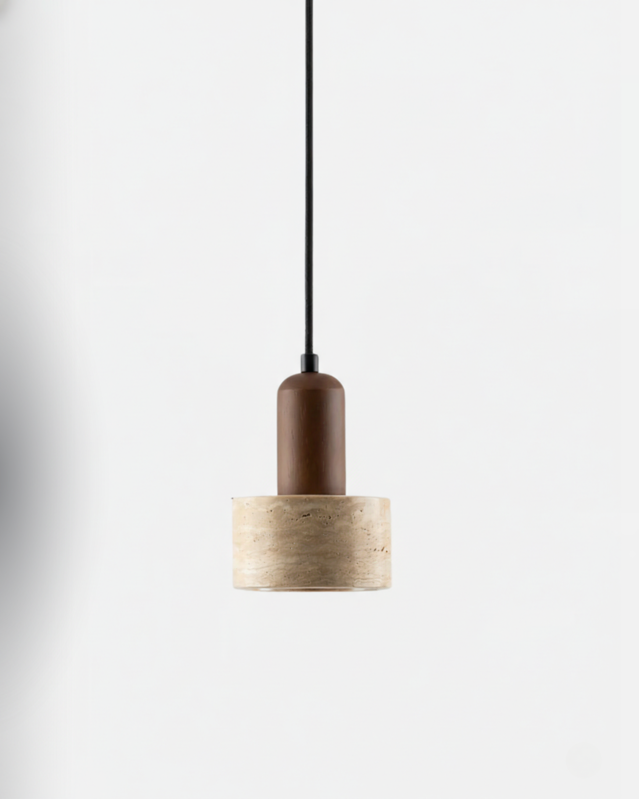 Suspension travertin wabi sabi par korven studio