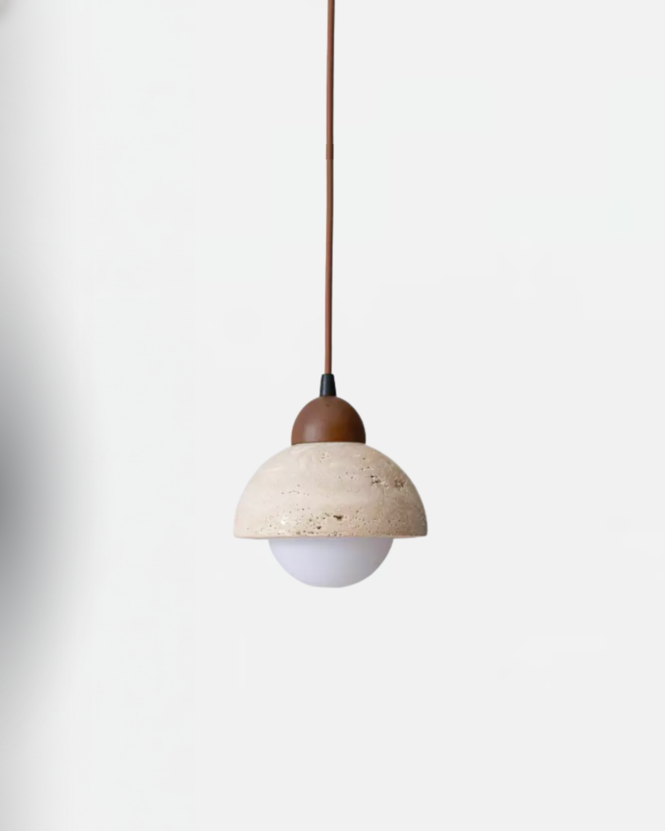 suspensions travertin milda style japandi wabi sabi par korven studio