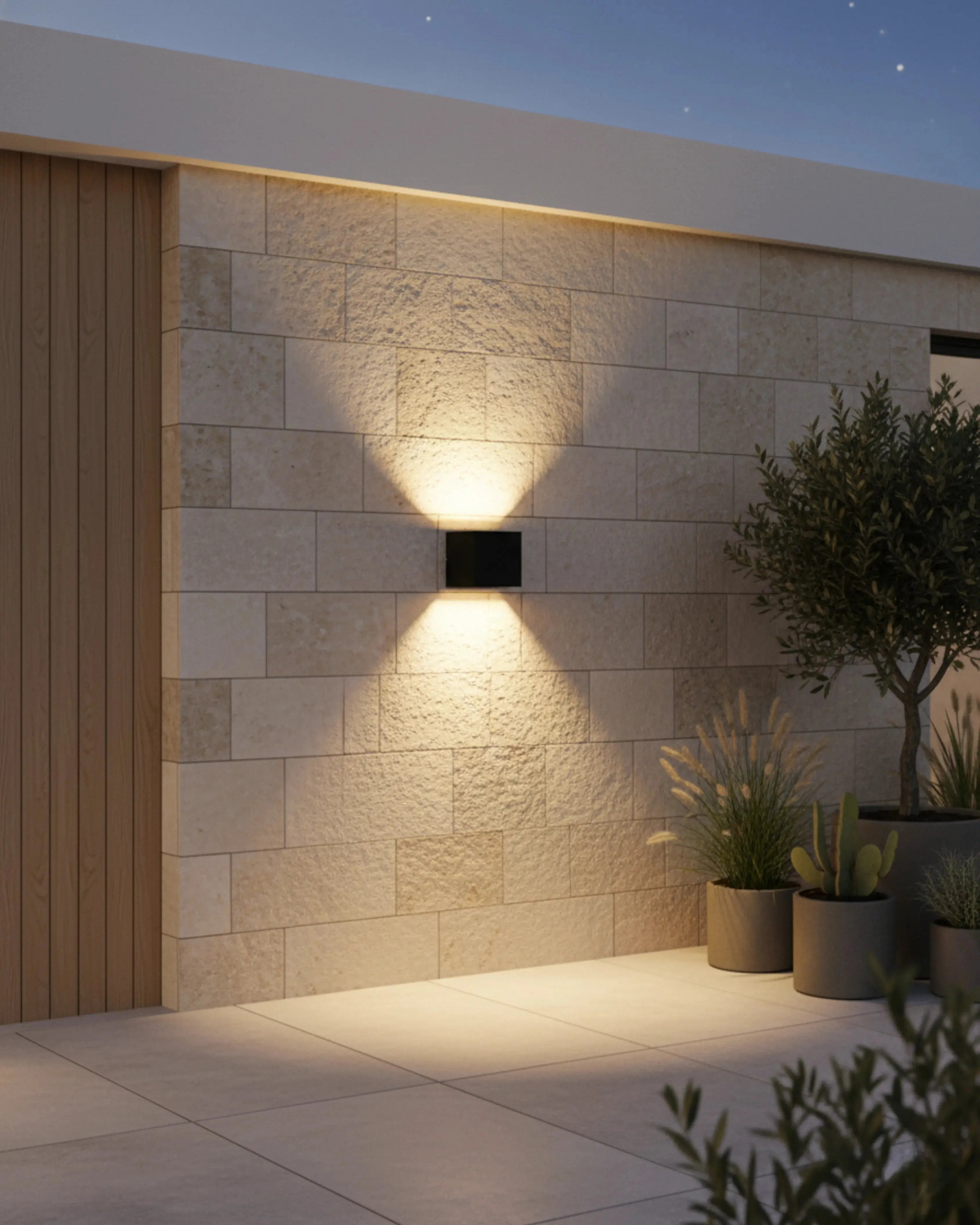 Applique murale exterieur modele Ronn par korven studio