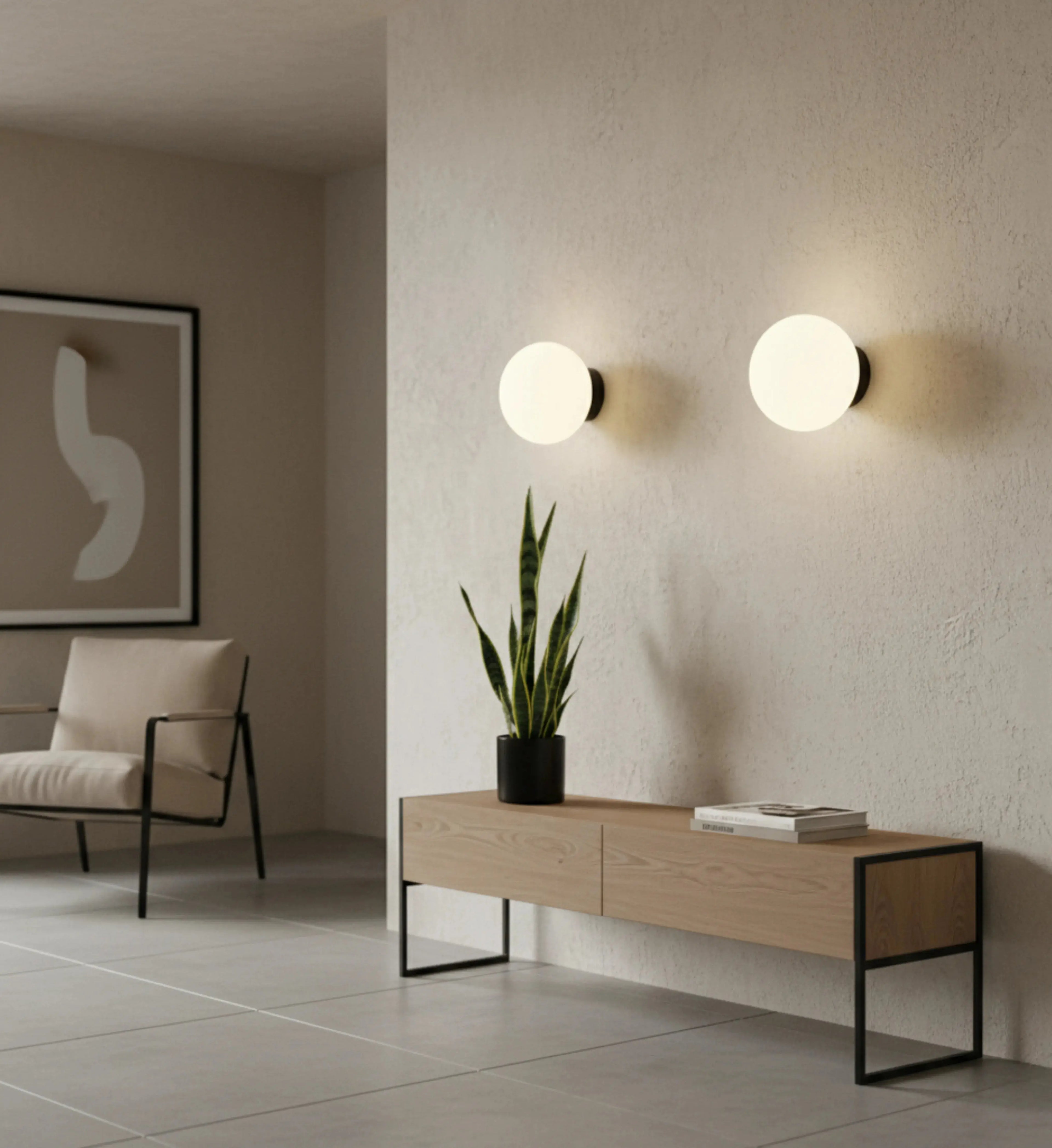 Applique murale, plafonnier, modele lonn par korven studio