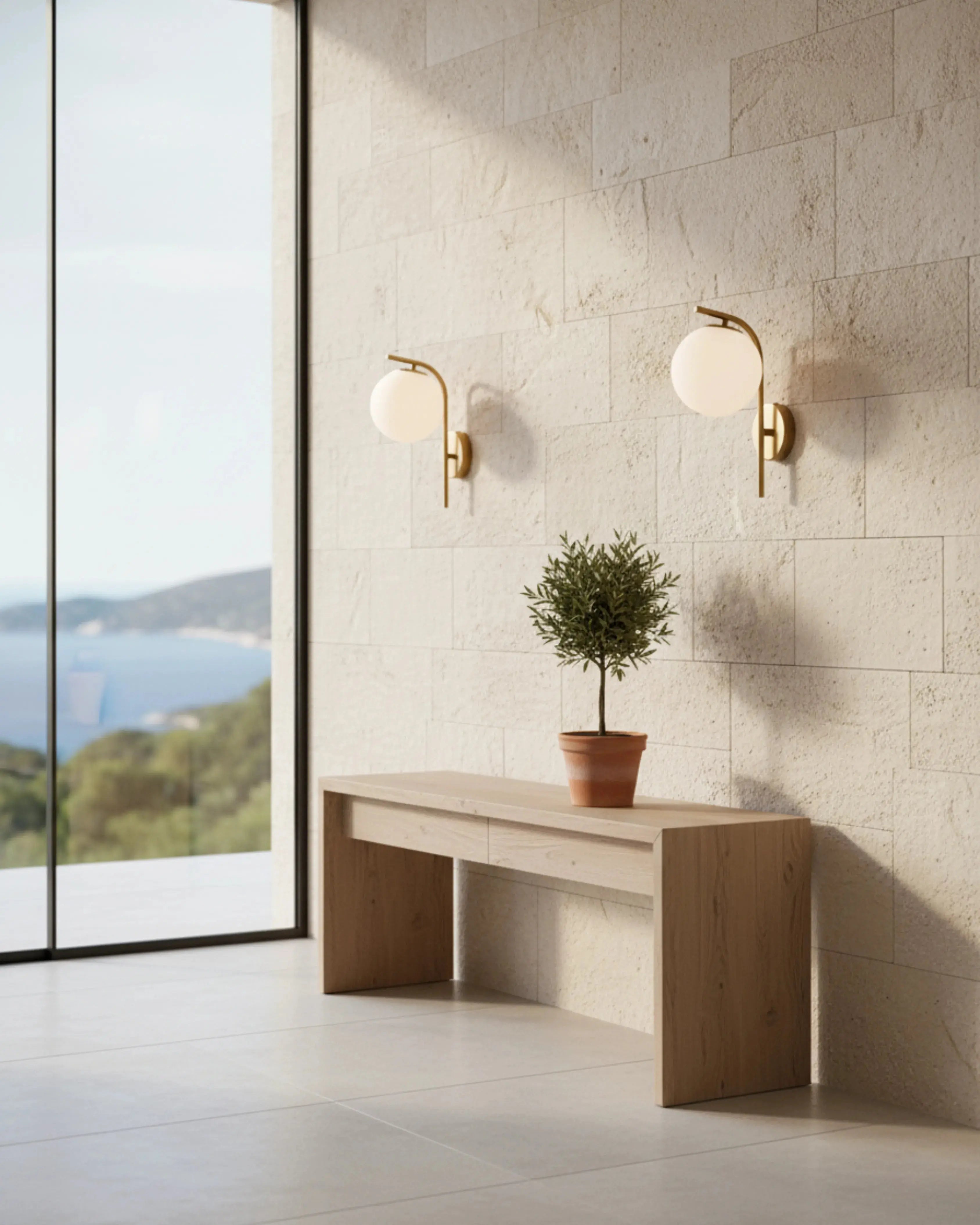 applique murale couleur or modele Eren par korven studio