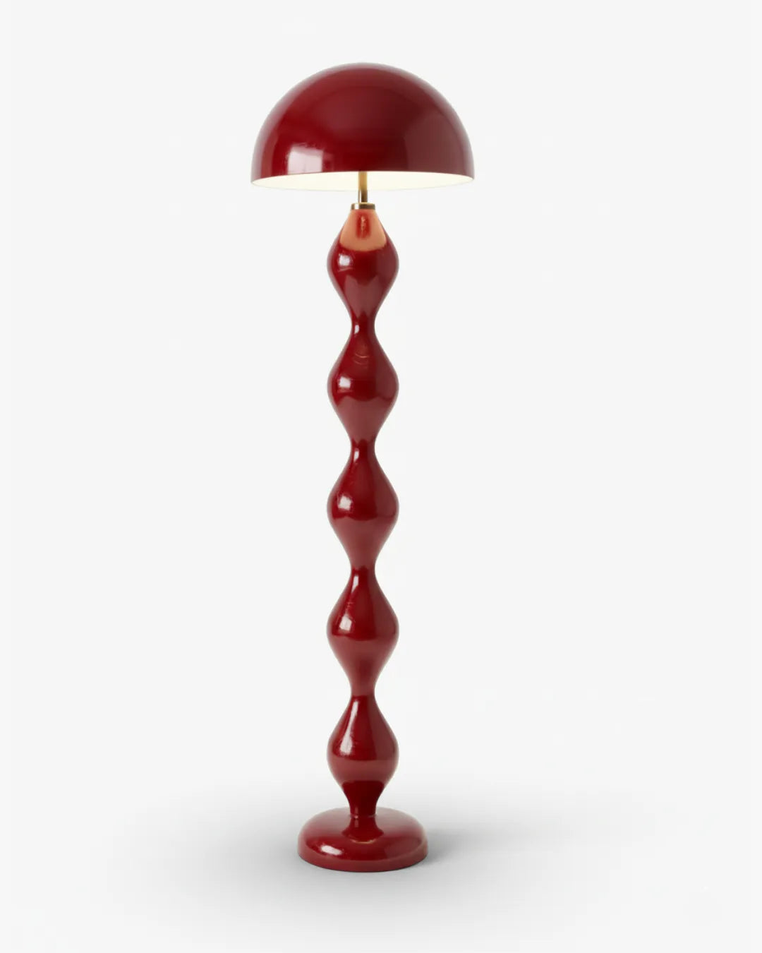 lampadaire rouge design modele aven par korven studio 