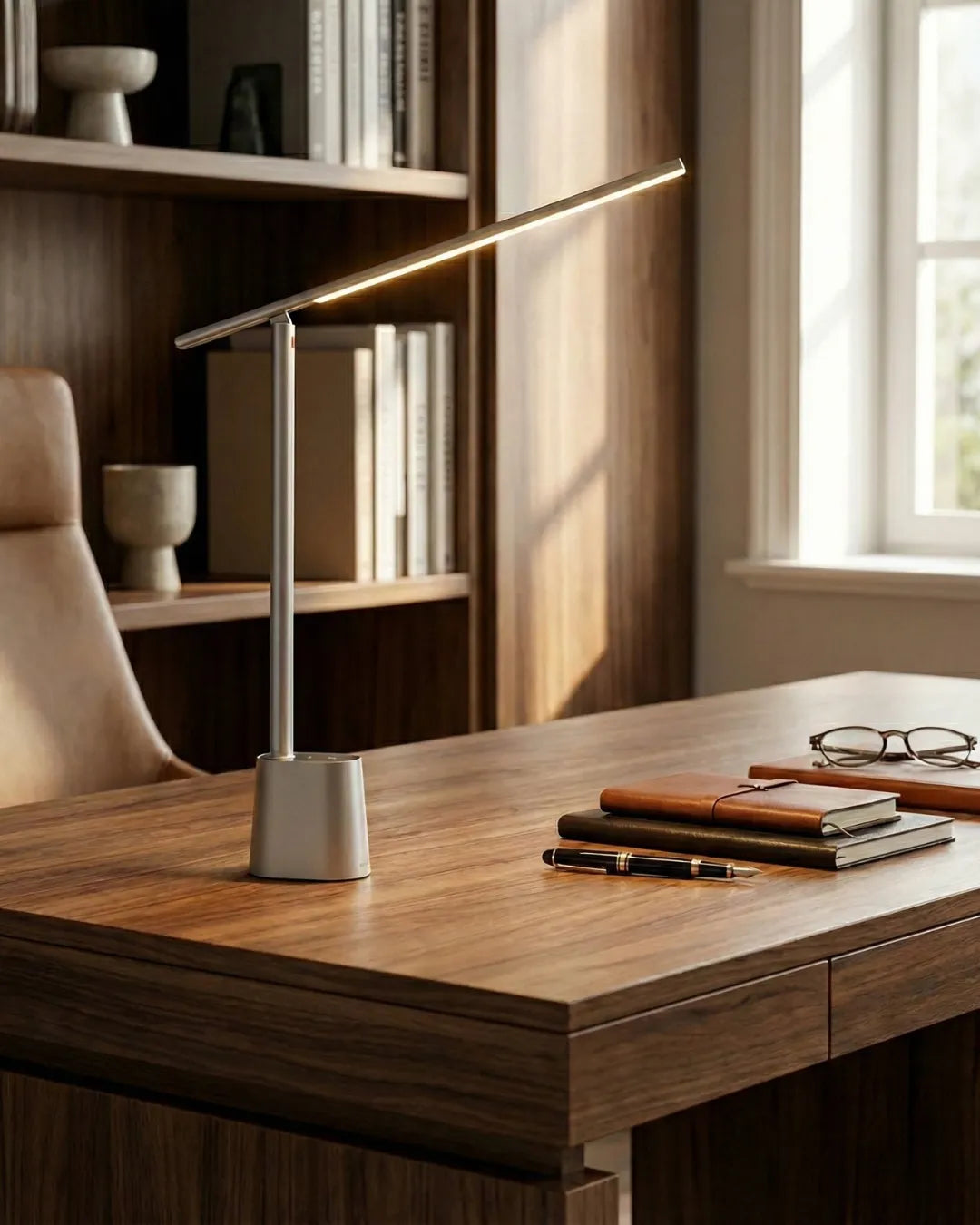 lampe de bureau sans fil runo par korven studio