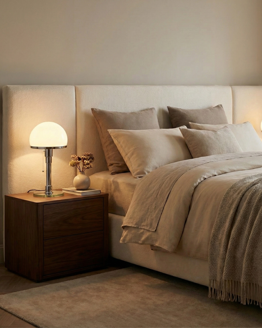 lampe de chevet en verre modele dolia par korven studio