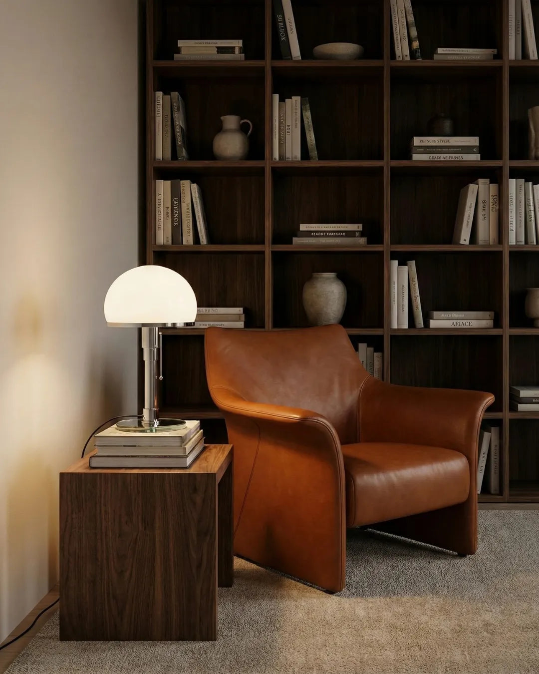 lampe de table en verre modele dolia par korven studio