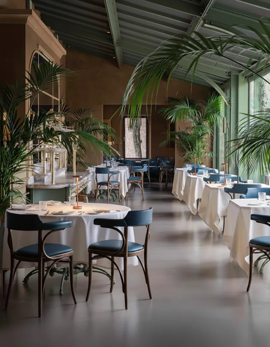 lampe de table sans fil led pour restaurant par korven studio 