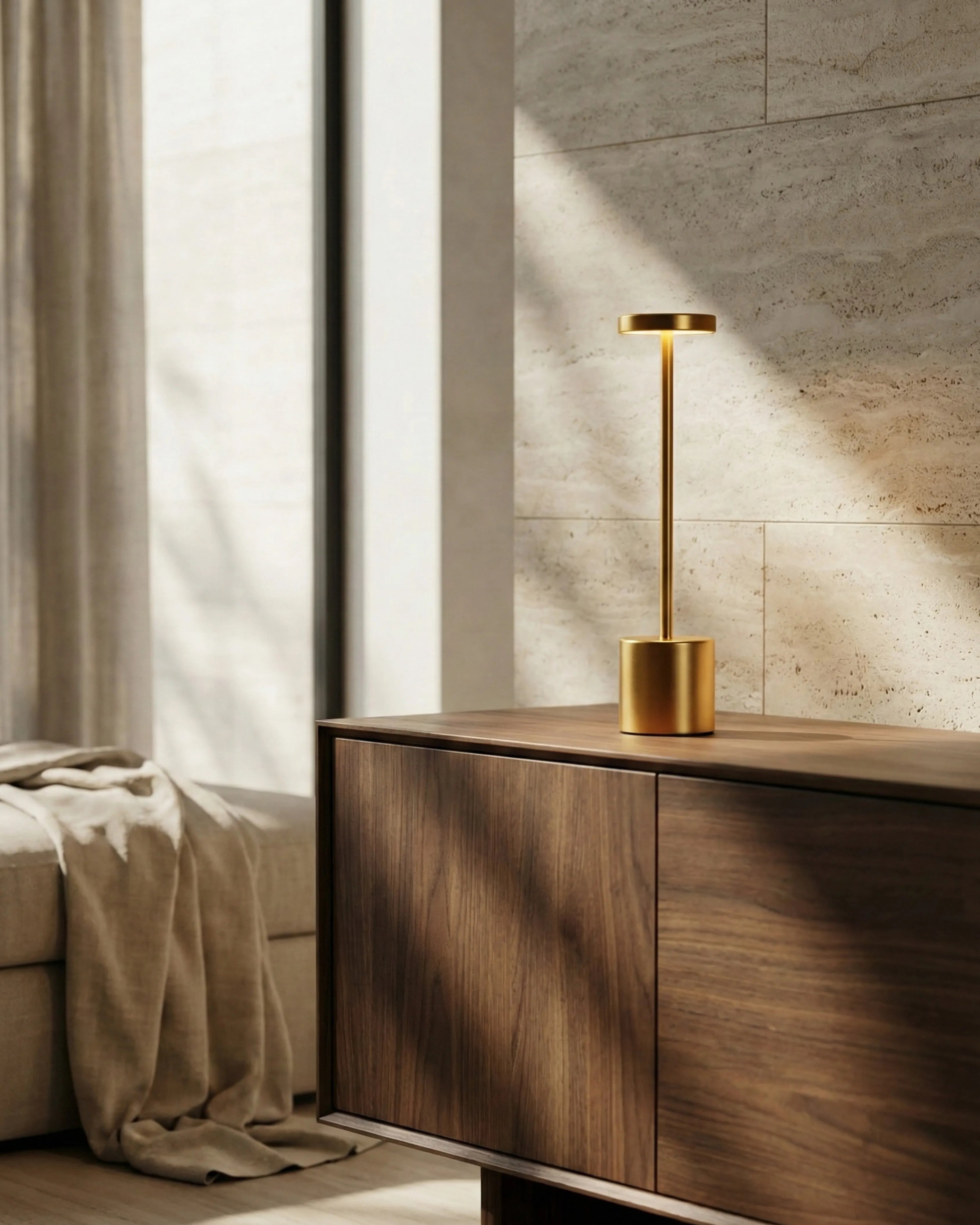 lampe de table sans fil led par korven studio 