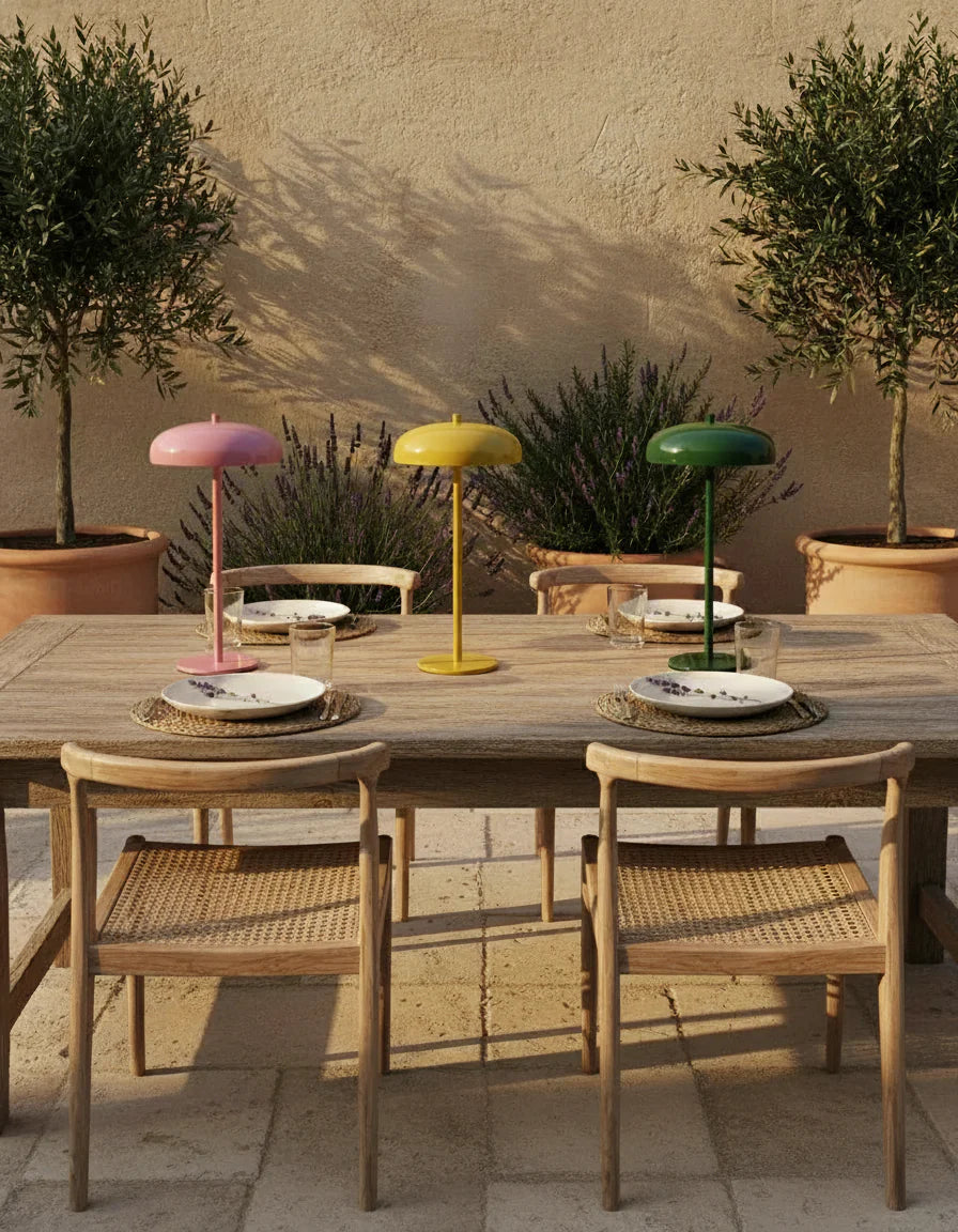 lampe sans fil rechargeable extérieur jardin balcon par korven studio