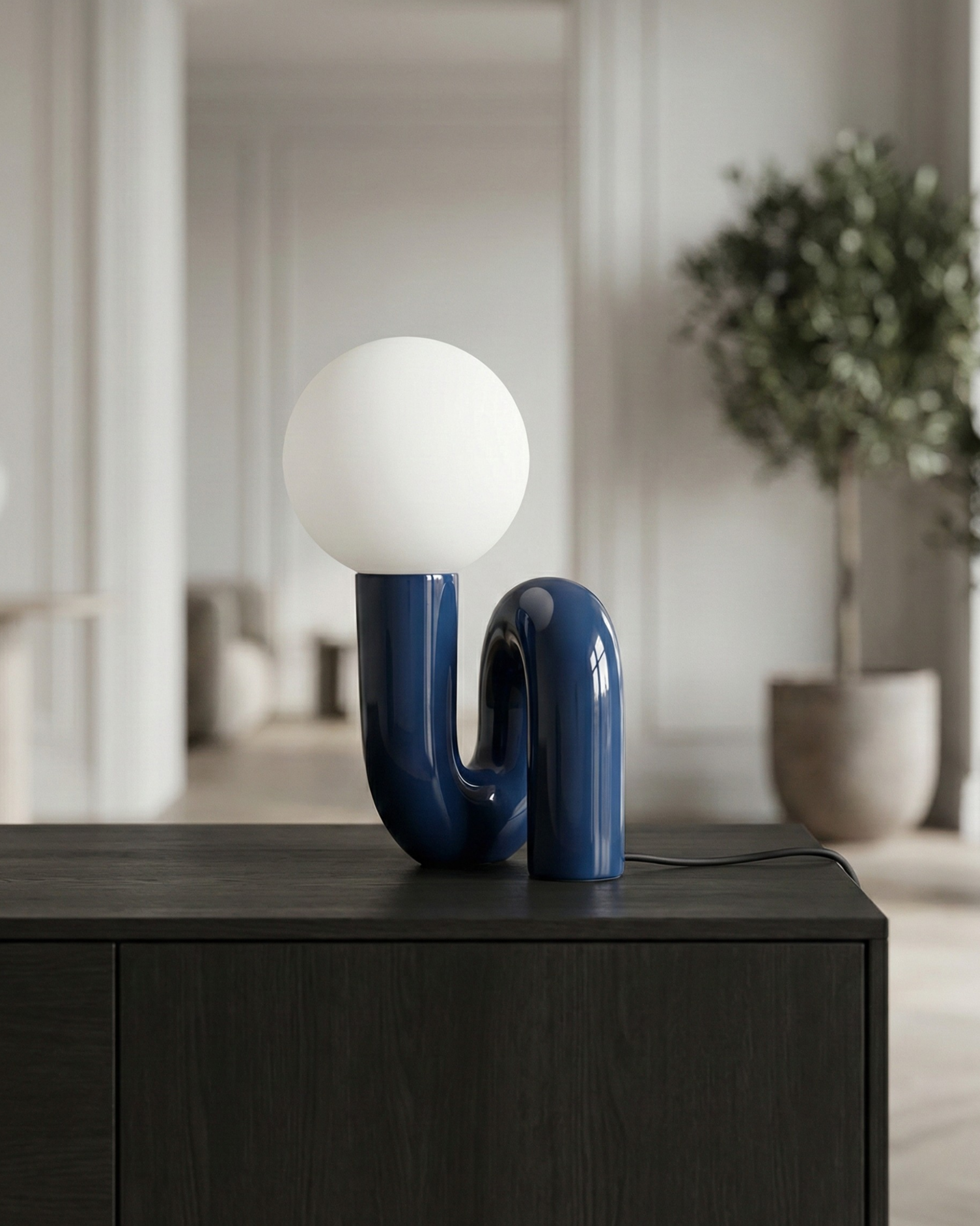lampe de bureau tuyau modele arca par korven studio