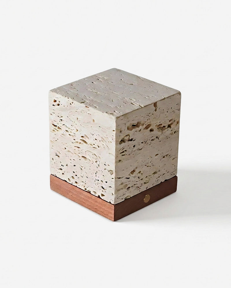 lampe de table travertin wabi sabi | OMA Korven studio
