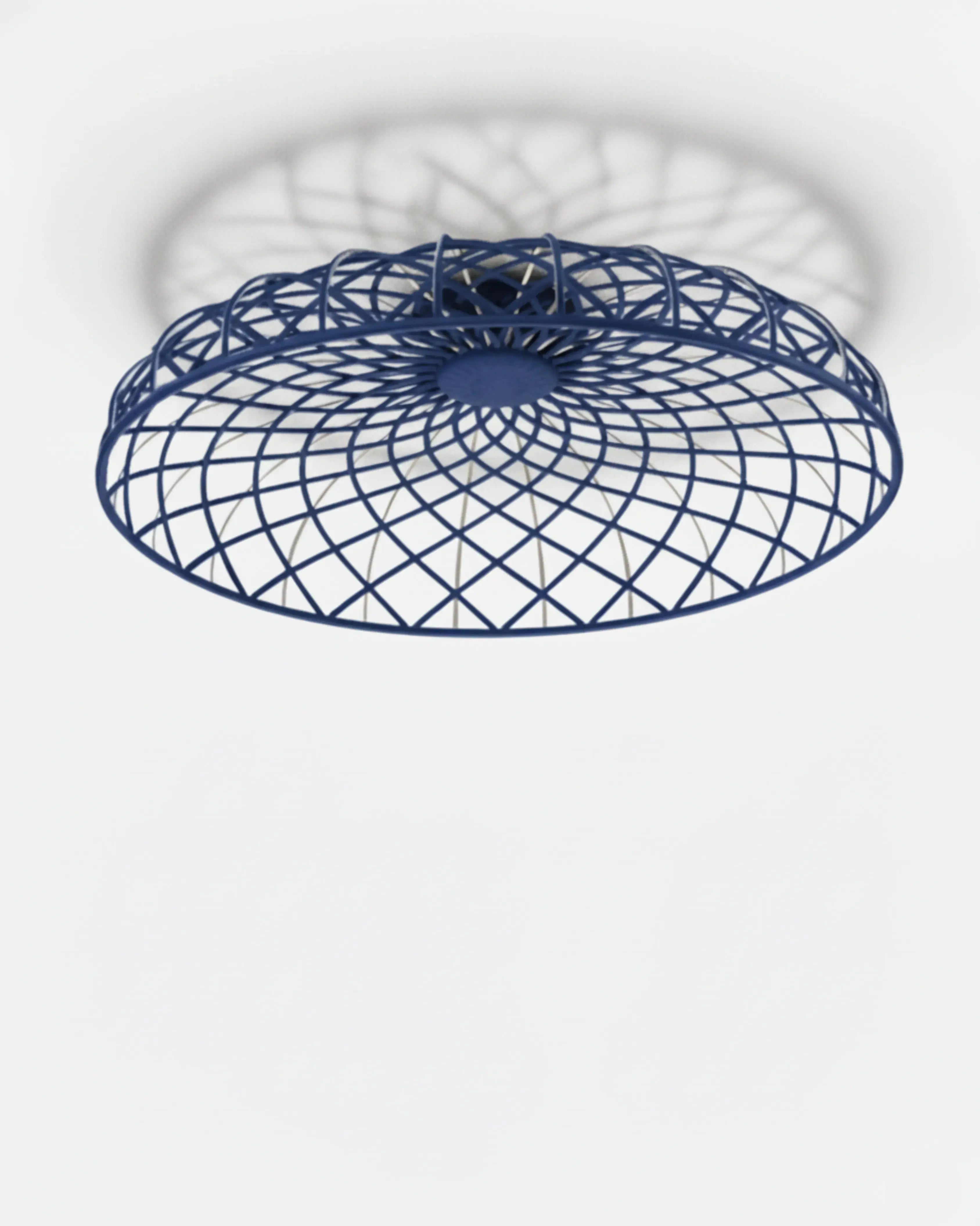 plafonnier, lustre bleu kimo par korven studio