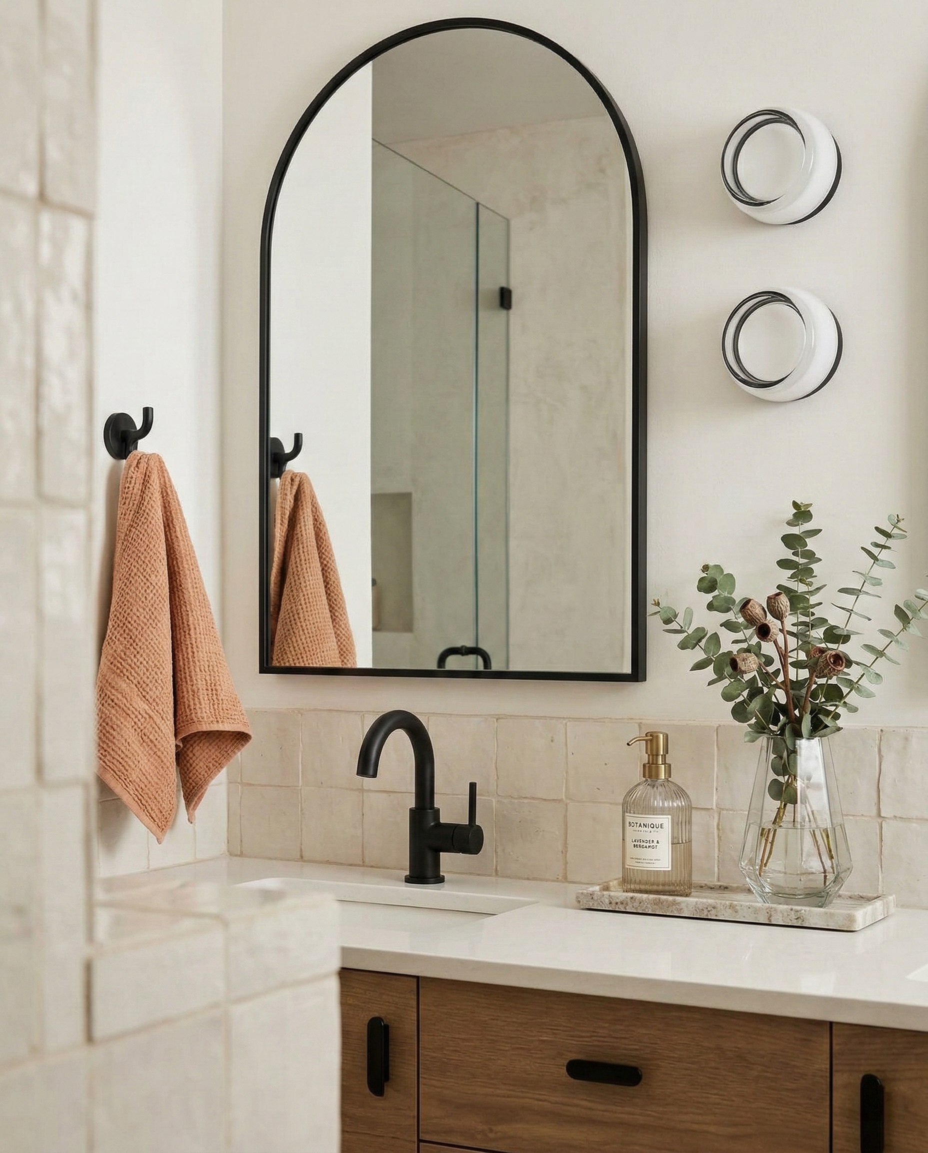 appliques murales design Evoa verre salle de bain wabi sabi. par korven studio
